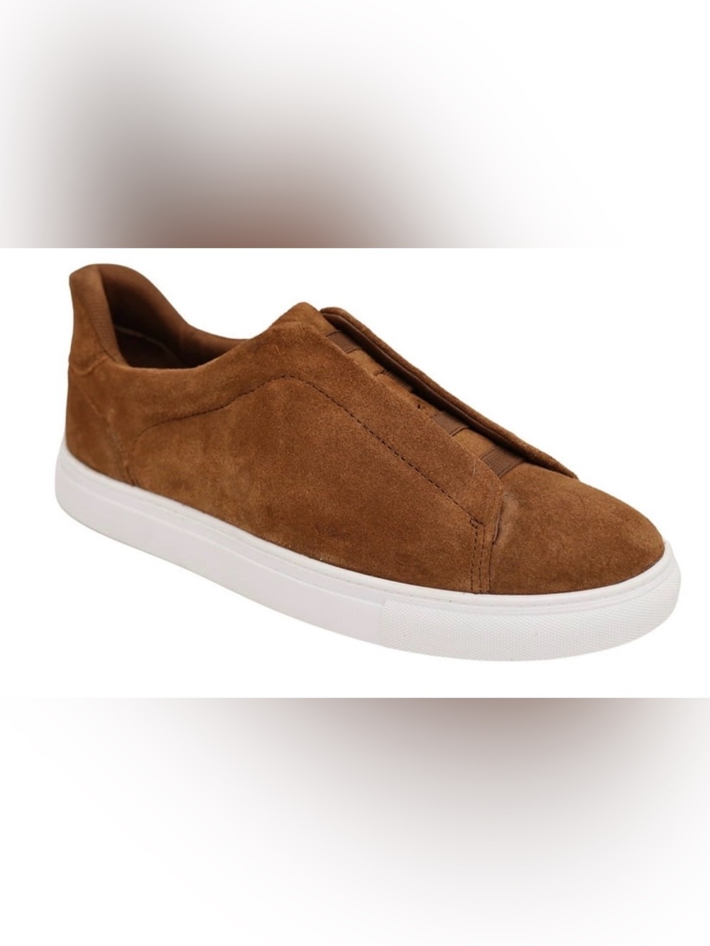 George Tan Low-Top Slip-On Sneaker